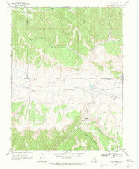 Matts Summit Utah Historical topographic map, 1:24000 scale, 7.5 X 7.5 Minute, Year 1969