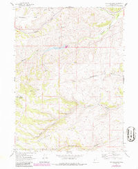 Meachum Ridge Utah Historical topographic map, 1:24000 scale, 7.5 X 7.5 Minute, Year 1968