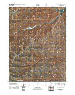 Meachum Ridge Utah Historical topographic map, 1:24000 scale, 7.5 X 7.5 Minute, Year 2011