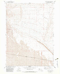 Meadow Spring Utah Historical topographic map, 1:24000 scale, 7.5 X 7.5 Minute, Year 1983