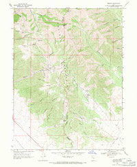 Mercur Utah Historical topographic map, 1:24000 scale, 7.5 X 7.5 Minute, Year 1968