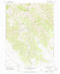 Mercur Utah Historical topographic map, 1:24000 scale, 7.5 X 7.5 Minute, Year 1968