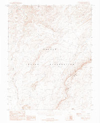 Mexican Hat SE Utah Historical topographic map, 1:24000 scale, 7.5 X 7.5 Minute, Year 1988