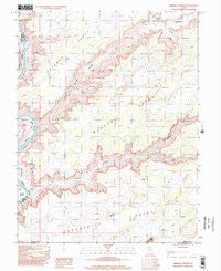 Mineral Canyon Utah Historical topographic map, 1:24000 scale, 7.5 X 7.5 Minute, Year 1996