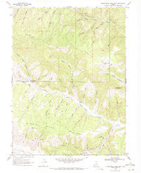 Minnie Maud Creek East Utah Historical topographic map, 1:24000 scale, 7.5 X 7.5 Minute, Year 1969