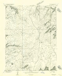 Moab 3 SE Utah Historical topographic map, 1:24000 scale, 7.5 X 7.5 Minute, Year 1952