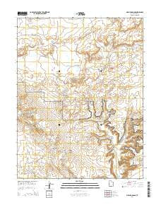 Mollie Hogans Utah Current topographic map, 1:24000 scale, 7.5 X 7.5 Minute, Year 2014