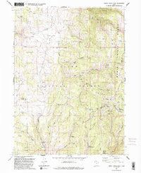 Monte Cristo Peak Utah Historical topographic map, 1:24000 scale, 7.5 X 7.5 Minute, Year 1991