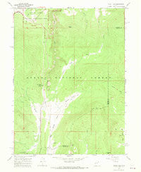 Mount Lena Utah Historical topographic map, 1:24000 scale, 7.5 X 7.5 Minute, Year 1967