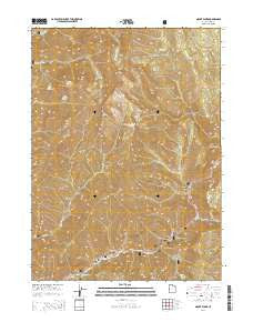 Mount Elmer Utah Current topographic map, 1:24000 scale, 7.5 X 7.5 Minute, Year 2014