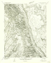 Mt Pennell 3 NW Utah Historical topographic map, 1:24000 scale, 7.5 X 7.5 Minute, Year 1953