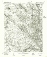Mt. Waas 3 SE Utah Historical topographic map, 1:24000 scale, 7.5 X 7.5 Minute, Year 1954
