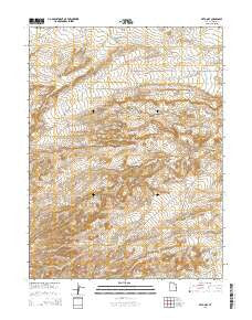 Myton SE Utah Current topographic map, 1:24000 scale, 7.5 X 7.5 Minute, Year 2014