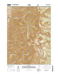 Naomi Peak Utah Current topographic map, 1:24000 scale, 7.5 X 7.5 Minute, Year 2014