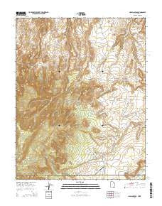 Navajo Begay Utah Current topographic map, 1:24000 scale, 7.5 X 7.5 Minute, Year 2014