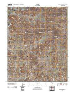 Navajo Canyon Utah Historical topographic map, 1:24000 scale, 7.5 X 7.5 Minute, Year 2010