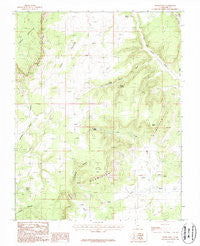 Nephi Point Utah Historical topographic map, 1:24000 scale, 7.5 X 7.5 Minute, Year 1987