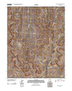 No-Mans Island Utah Historical topographic map, 1:24000 scale, 7.5 X 7.5 Minute, Year 2010