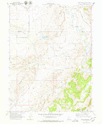 Olsen Reservoir Utah Historical topographic map, 1:24000 scale, 7.5 X 7.5 Minute, Year 1969