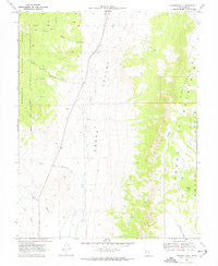 Parker Knoll Utah Historical topographic map, 1:24000 scale, 7.5 X 7.5 Minute, Year 1969