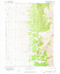 Patterson Pass Utah Historical topographic map, 1:24000 scale, 7.5 X 7.5 Minute, Year 1967