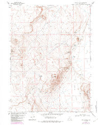 Peplin Flats Utah Historical topographic map, 1:24000 scale, 7.5 X 7.5 Minute, Year 1969
