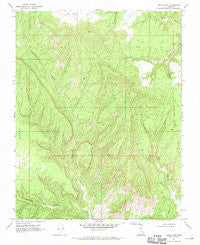 Petes Cove Utah Historical topographic map, 1:24000 scale, 7.5 X 7.5 Minute, Year 1968