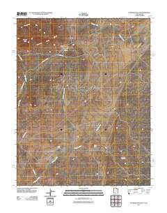 Petrified Hollow Utah Historical topographic map, 1:24000 scale, 7.5 X 7.5 Minute, Year 2011