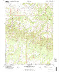 Pine Canyon Utah Historical topographic map, 1:24000 scale, 7.5 X 7.5 Minute, Year 1972