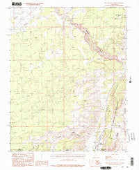Pine Hollow Canyon Utah Historical topographic map, 1:24000 scale, 7.5 X 7.5 Minute, Year 1987