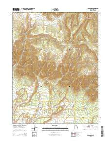 Pine Canyon Utah Current topographic map, 1:24000 scale, 7.5 X 7.5 Minute, Year 2014