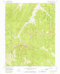 Podunk Creek Utah Historical topographic map, 1:24000 scale, 7.5 X 7.5 Minute, Year 1966