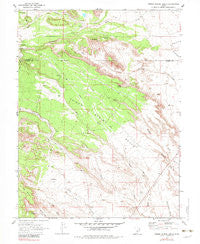 Poison Spring Bench Utah Historical topographic map, 1:24000 scale, 7.5 X 7.5 Minute, Year 1969