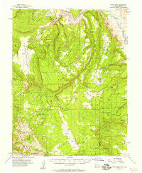 Polar Mesa Utah Historical topographic map, 1:62500 scale, 15 X 15 Minute, Year 1954