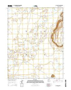 Pot Mountain Utah Current topographic map, 1:24000 scale, 7.5 X 7.5 Minute, Year 2014