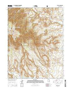 Red Point Utah Current topographic map, 1:24000 scale, 7.5 X 7.5 Minute, Year 2014