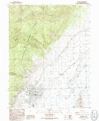 Richfield Utah Historical topographic map, 1:24000 scale, 7.5 X 7.5 Minute, Year 1986