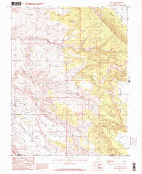 Rill Creek Utah Historical topographic map, 1:24000 scale, 7.5 X 7.5 Minute, Year 1985