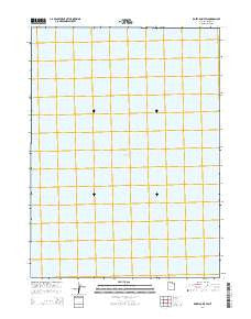 Rozel Point SW Utah Current topographic map, 1:24000 scale, 7.5 X 7.5 Minute, Year 2014