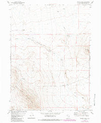 Russian Knoll Utah Historical topographic map, 1:24000 scale, 7.5 X 7.5 Minute, Year 1971