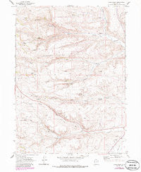 Sage Creek Utah Historical topographic map, 1:24000 scale, 7.5 X 7.5 Minute, Year 1969