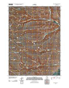 Sage Creek Utah Historical topographic map, 1:24000 scale, 7.5 X 7.5 Minute, Year 2010