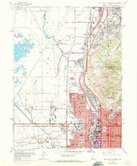 Salt Lake City North Utah Historical topographic map, 1:24000 scale, 7.5 X 7.5 Minute, Year 1963