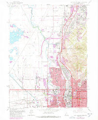 Salt Lake City North Utah Historical topographic map, 1:24000 scale, 7.5 X 7.5 Minute, Year 1963
