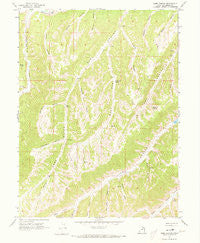 Sams Canyon Utah Historical topographic map, 1:24000 scale, 7.5 X 7.5 Minute, Year 1962