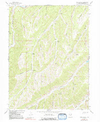 Sams Canyon Utah Historical topographic map, 1:24000 scale, 7.5 X 7.5 Minute, Year 1962