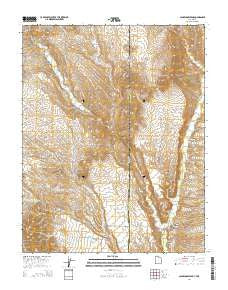 Scarecrow Peak Utah Current topographic map, 1:24000 scale, 7.5 X 7.5 Minute, Year 2014