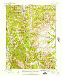Scofield Utah Historical topographic map, 1:62500 scale, 15 X 15 Minute, Year 1923