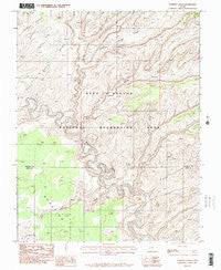 Scorpion Gulch Utah Historical topographic map, 1:24000 scale, 7.5 X 7.5 Minute, Year 1987
