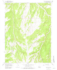 Seep Canyon Utah Historical topographic map, 1:24000 scale, 7.5 X 7.5 Minute, Year 1966